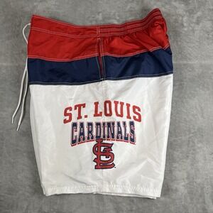 MLB Genuine Merchandise St. Louis Cardinals Mens 4XL Lined Swim Trunks Brd Shrts